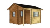 ABRI JARDIN BOIS 28 M/M :::::::::::::: 3.8 X 3.0 M