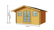 BUREAU DE JARDIN BERGEN 44 M/M  3.80 X 3.0 M