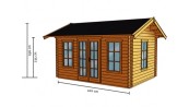 BUREAU DE JARDIN LUGANO 45 M/M  4.20 X 3.0 M