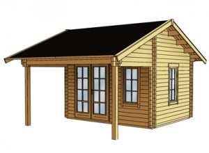 CHALET BOIS CALGARY ::::::::::::::::  3.80 X 3.00 M