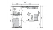 CHALET BOIS ONTARIO ::::::::::::::  6.0 X 5.0 M