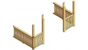 CHALET BOIS TORONTO + TERRASSE   4.20 X 6.60 M