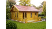 CHALET BOIS AVEC TERRASSE ::::   4.20 X 5.60 M
