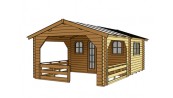 MAISON JARDIN AVEC TERRASSE   3.80 X 6.10 M