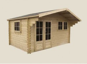 CHALET BOIS DE JARDIN EN KIT ::::: 5,05 x 4,15 m