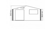 CHALET BOIS DE JARDIN EN KIT ::::: 5,05 x 4,15 m