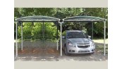 ABRI AUTO DOUBLE METAL GAINÉ  :::  6 x 5 m