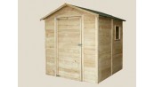 ABRI JARDIN PANNEAU BOIS 19 MM ::: 1,8 x 1,8 M