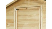 ABRI JARDIN PANNEAU BOIS 12 MM  1,8 x 1,8 M