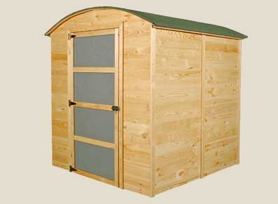 ABRI JARDIN PANNEAU BOIS 12 MM  1,8 x 1,8 M