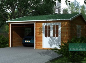 GARAGE BOIS 44 m/m AVEC ATELIER    5,8 x 6 m