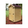Abri de jardin bois 16 mm monté 1,40 x 1,45 m