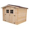 ABRI DE JARDIN bois 28 MM ::::::::: 2.75 x 2.29 M