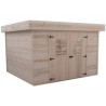 ABRI DE JARDIN BOIS 28 MM :::::::: 3,39 x 3,35 M