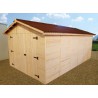 GARAGE BOIS PANNEAUX 16 M/M :::: 3,00 x 5,20 M