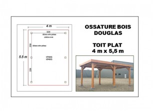 OSSATURE A COUVRIR BOIS DOUGLAS