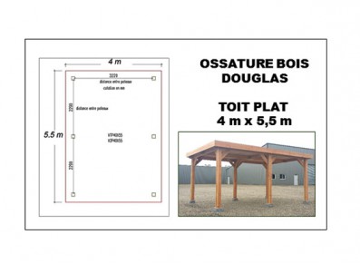 OSSATURE A COUVRIR BOIS DOUGLAS