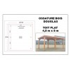 OSSATURE DOUGLAS TOIT PLAT