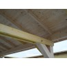 CARPORT simpe EN BOIS avec couverture bardeau bitumé