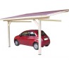 CARPORT EN BOIS ADOSSE