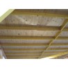 CARPORT 2 PLACES, 1 PENTE - BOIS 4.50 x 6.32 M