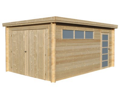 GARAGE EN BOIS 28 MM
