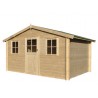 CHALET DE JARDIN EN BOIS 28 MM 4.05 x 3.16 M