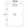 OSSATURE DOUGLAS DOUBLE PENTE