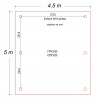 OSSATURE DOUBLE PENTE EN BOIS DOUGLAS MOISÉE ORIGINE FRANCE