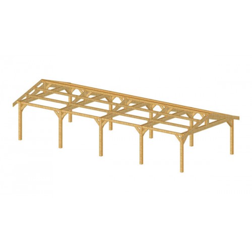 KIT CHARPENTE DOUBLE PENTE EN BOIS DOUGLAS 