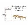 OSSATURE DOUGLAS DOUBLE PENTE