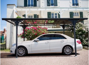 CARPORT ALUMINIUM TOIT PLAT