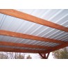 CARPORT EN BOIS TOIT PLAT