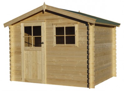 CHALET DE JARDIN EN BOIS MADRIER 28 MM