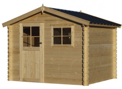 CHALET DE JARDIN EN BOIS MADRIER 28 MM