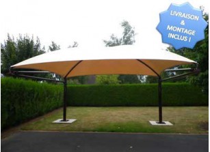 ABRI VOITURE METAL 2P "Sj" :::::: 5,63 x 5 M