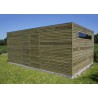 Abri de jardin en bois panneaux 28 mm
