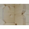 abri de jardin bois combiné 6.52 x 2.95 m