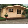 Chalet de jardin madrier 40 mm