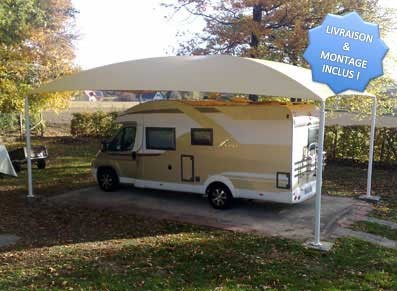 ABRI CAMPING CAR 4P "C4" :::::: 10 x 5,5 M