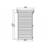 ARMOIRE DE RANGEMENT BOIS L0.90xP0.96xH1.83 m