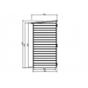 ARMOIRE TOIT PLAT BOIS AUTOCLAVE
