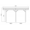 CARPORT EN BOIS AUTOCLAVE