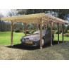 CARPORT EN BOIS AUTOCLAVE