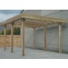 CARPORT EN BOIS AUTOCLAVE GRANDE HAUTEUR