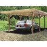 CARPORT EN BOIS AUTOCLAVE 6 x 5 m