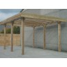 CARPORT EN BOIS AUTOCLAVE GRANDE HAUTEUR