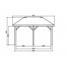 PAVILLON EN BOIS AUTOCLAVE