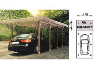 CARPORT EN BOIS AUTOCLAVE