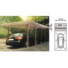 CARPORT EN BOIS AUTOCLAVE